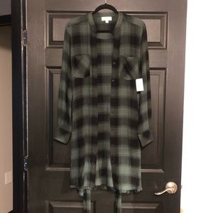 NWOT Flannel Cardi or Dress